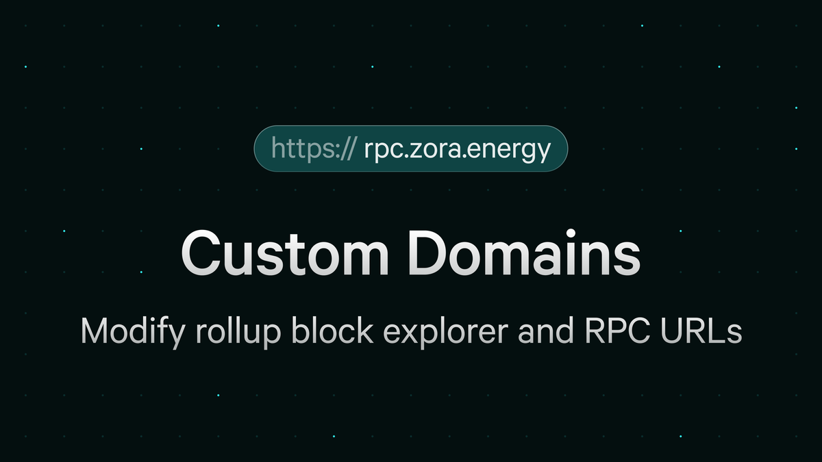 Custom Domains for Conduit Rollups