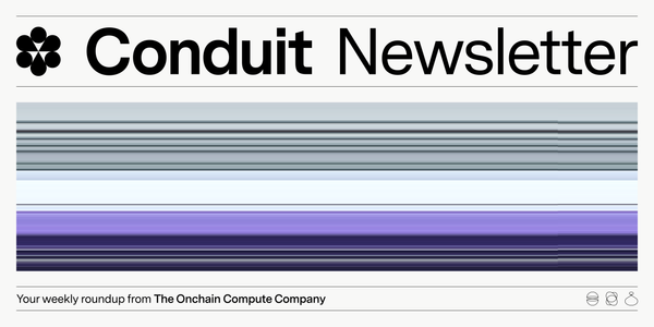 Conduit Newsletter: October 31, 2024